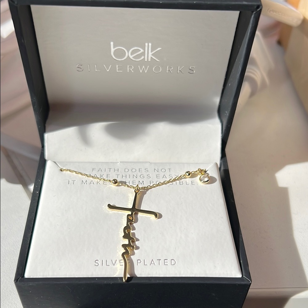 Gold Cross Necklace